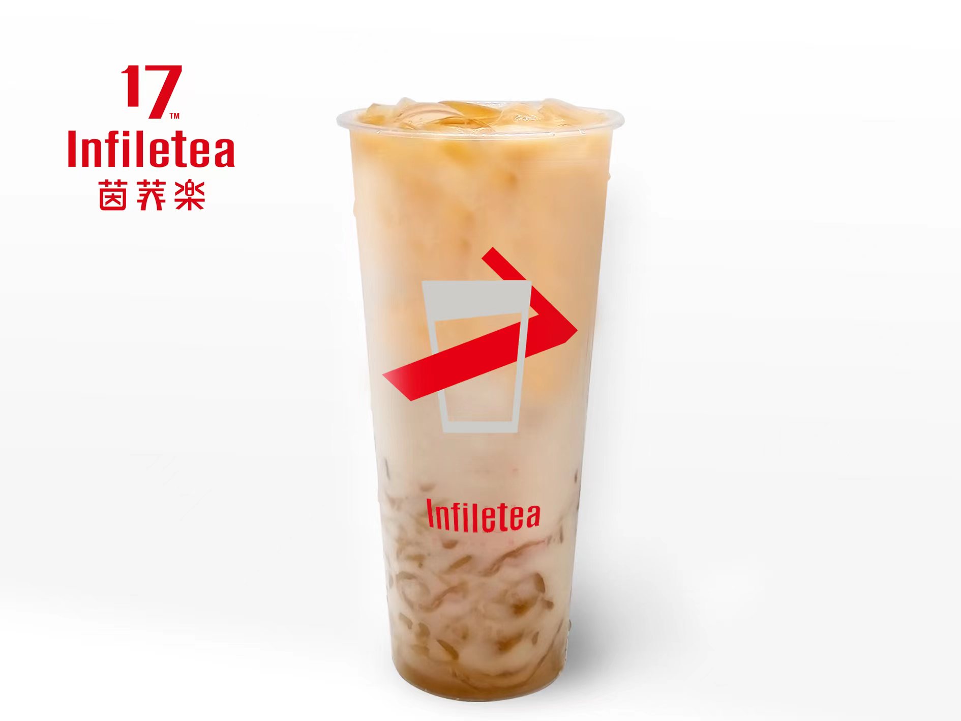 水晶条鲜奶茶