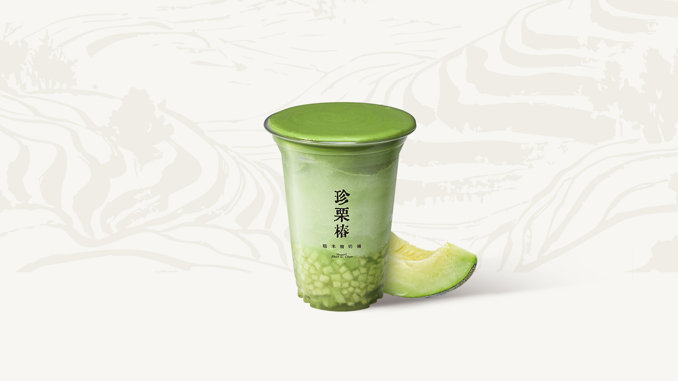 玫珑香椰抹茶酪乳