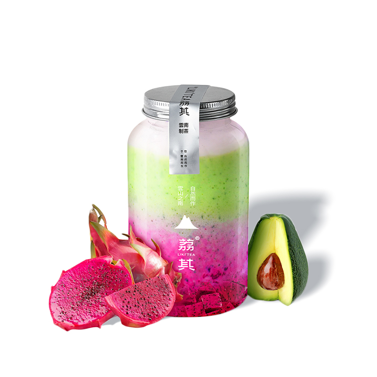 干酪·火龙牛油果奶昔