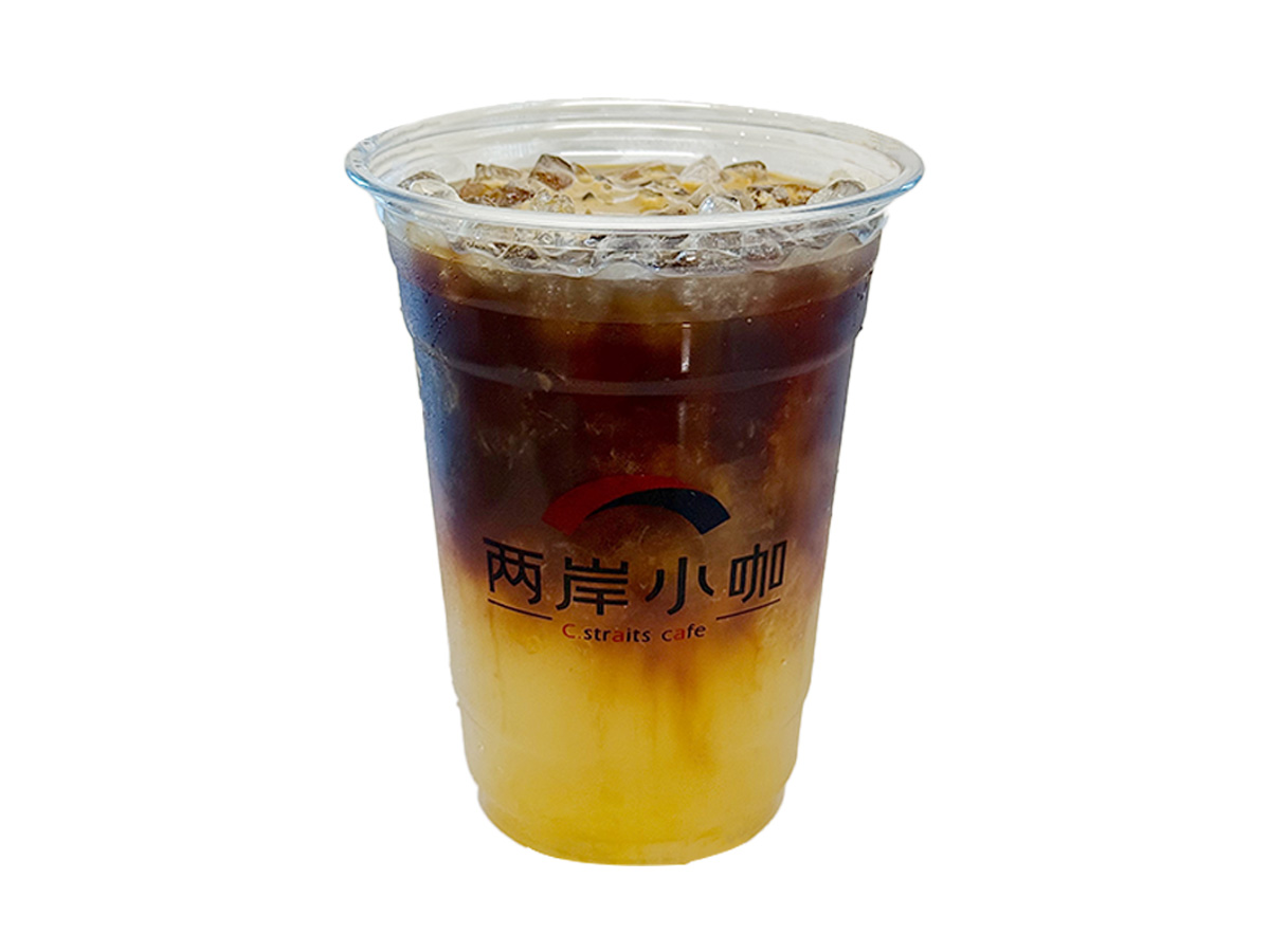蟠桃绿茶冰咖