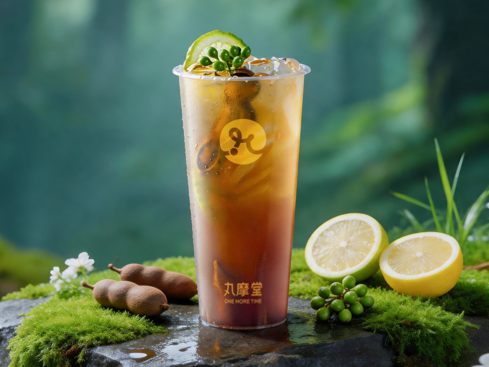 木姜子酸角柠檬茶