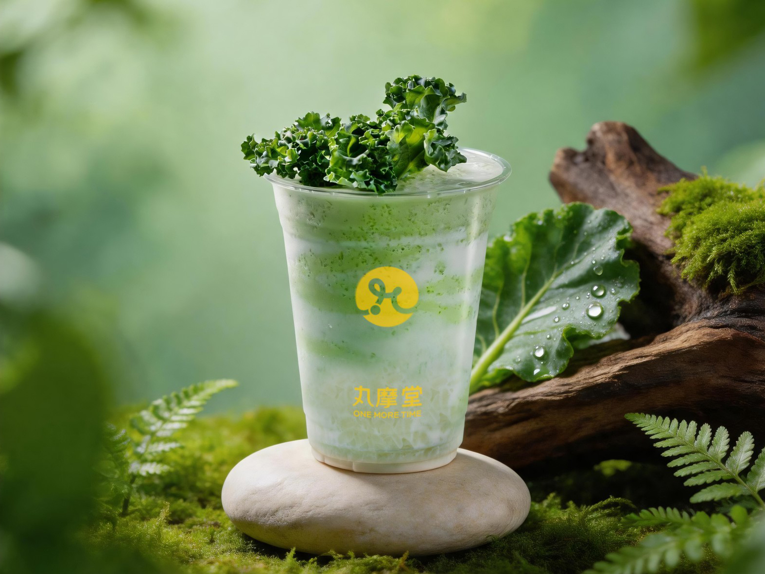 羽衣甘藍白糯米酸奶