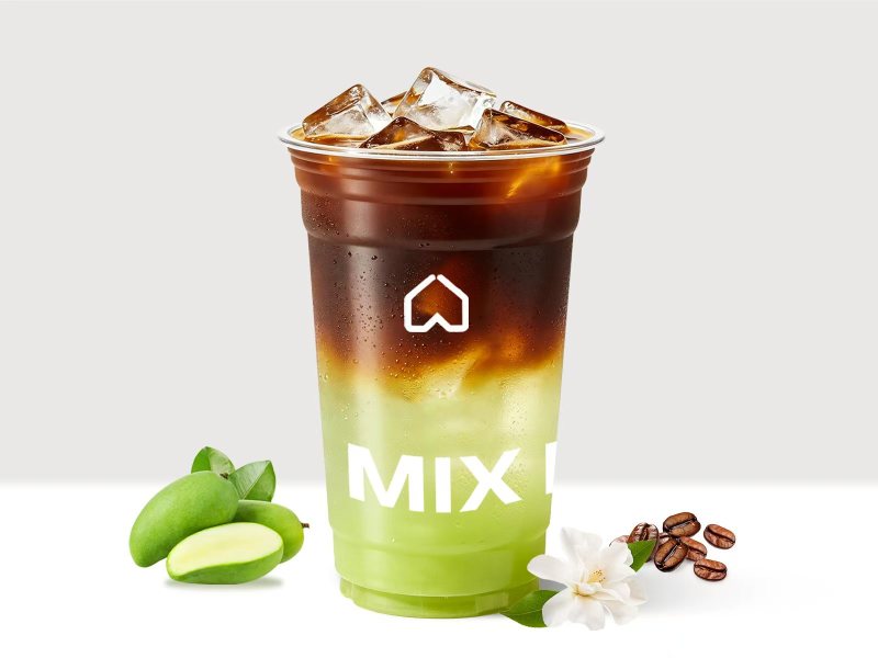 超大杯青芒冰茶美式