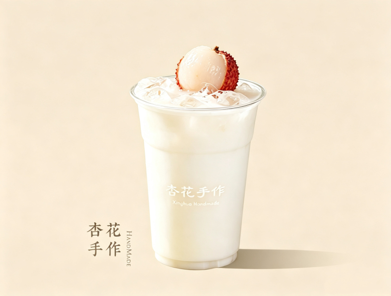 鲜荔枝冰奶