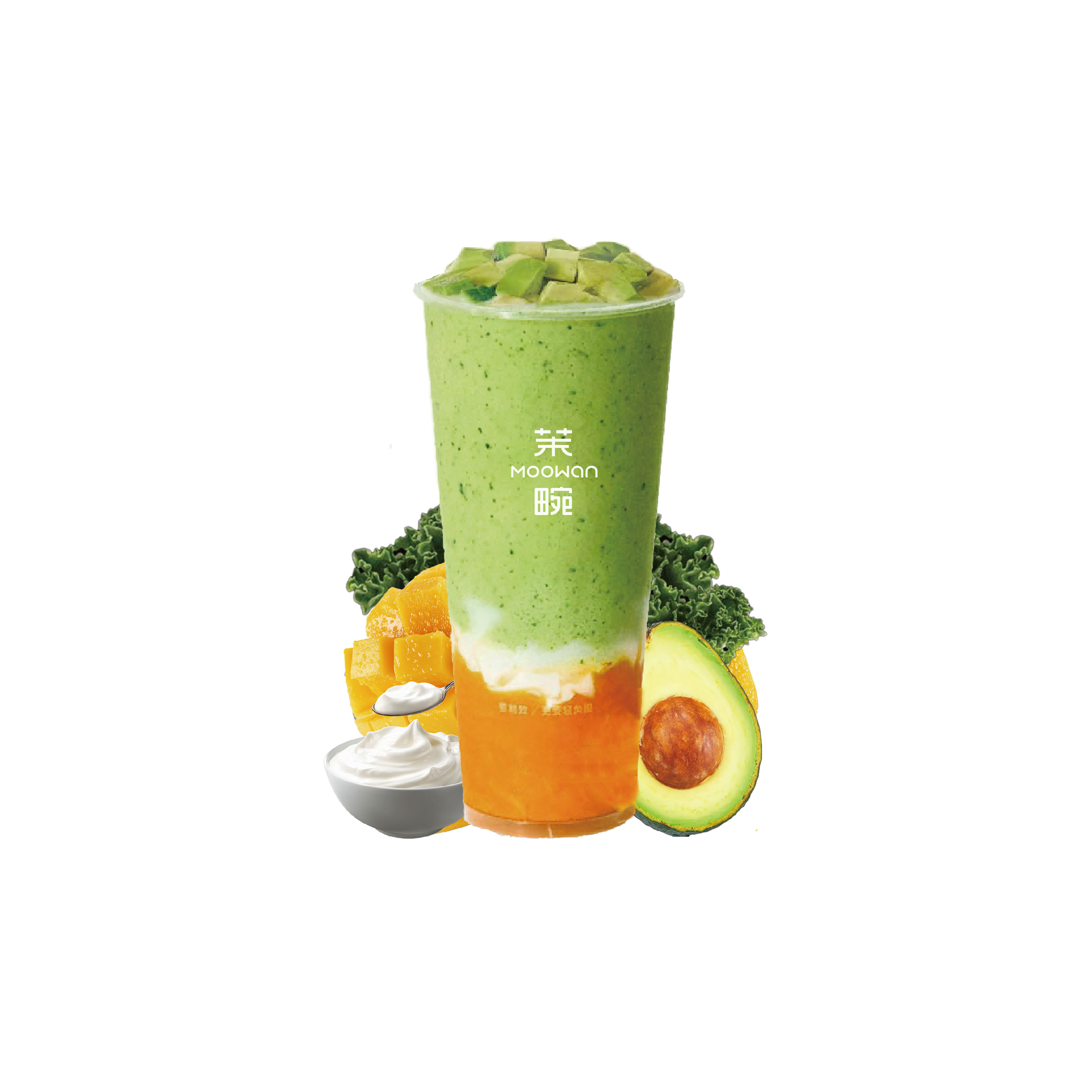 牛油果羽衣甘藍芒芒（新鮮臺芒）