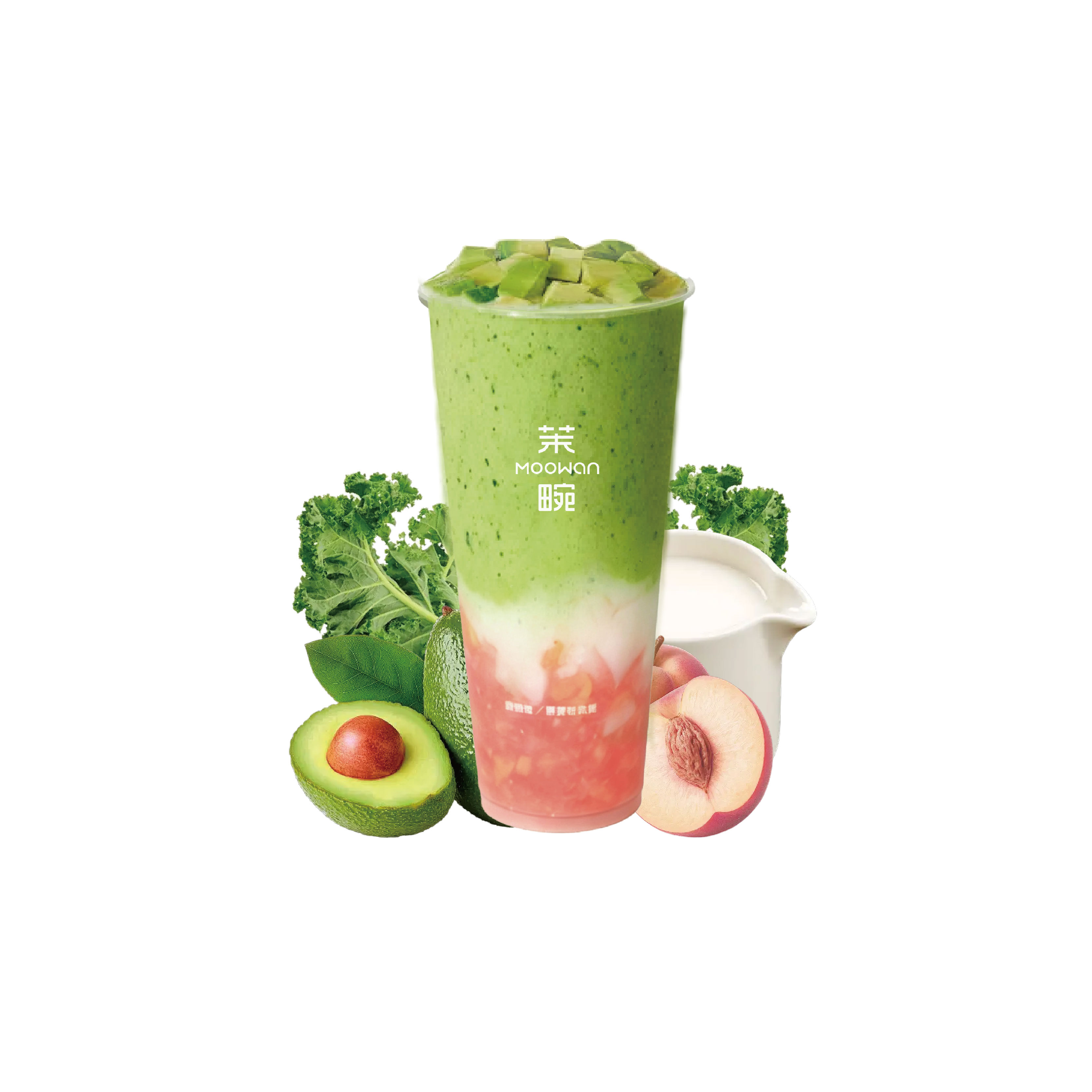 牛油果羽衣甘蓝桃桃