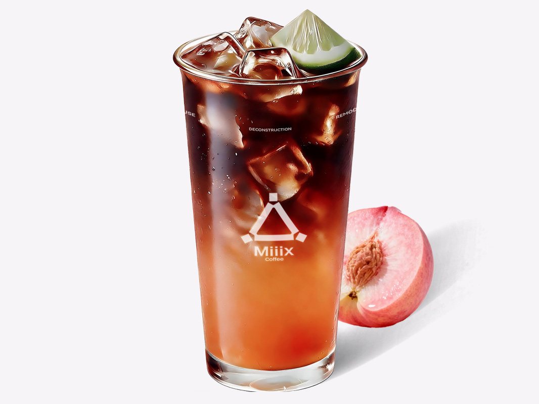 “超大大杯”桃子果咖