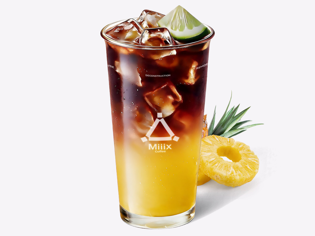 “超大大杯”菠萝果咖