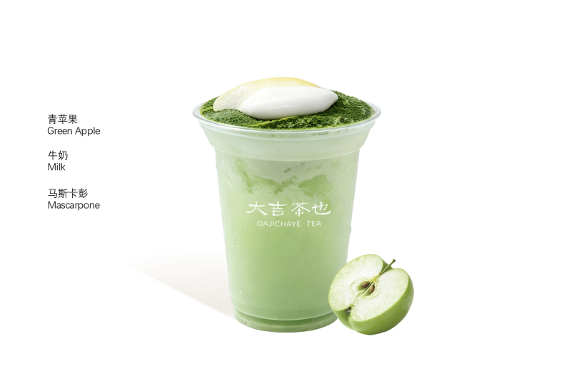 马斯卡彭·青苹果冰奶|Green Apple Mascarpone Iced Cream