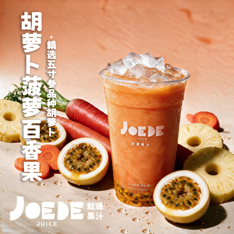 胡萝卜菠萝百香果