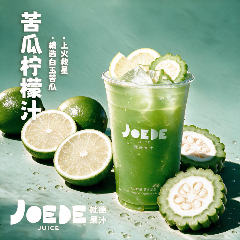 【苦瓜柠檬汁】