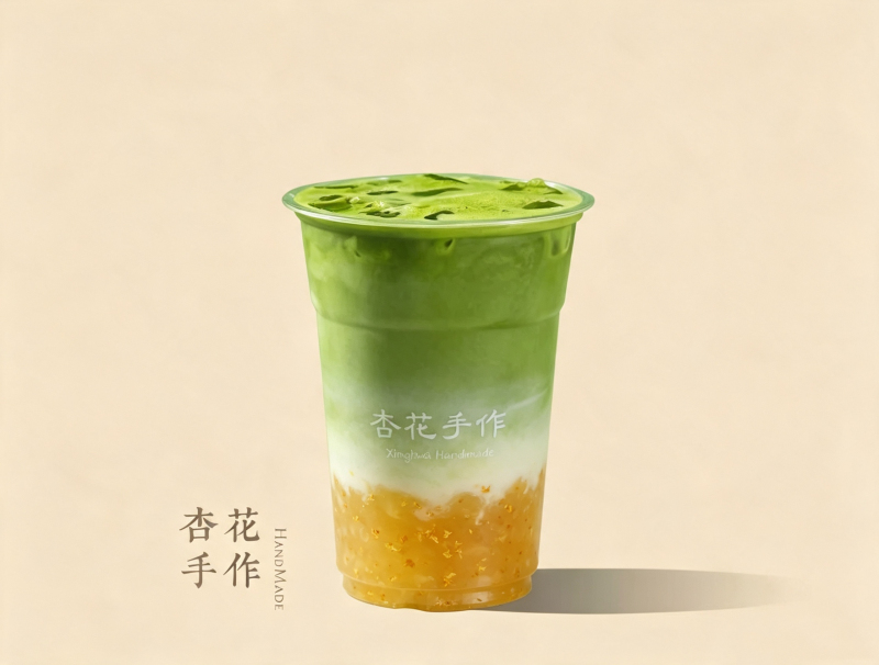 酒酿抹茶牛乳