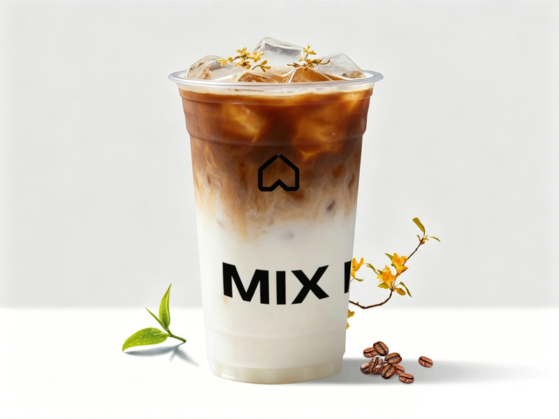 超大杯桂花烏龍冰奶拿鐵